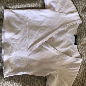 White amara top brandy Melville